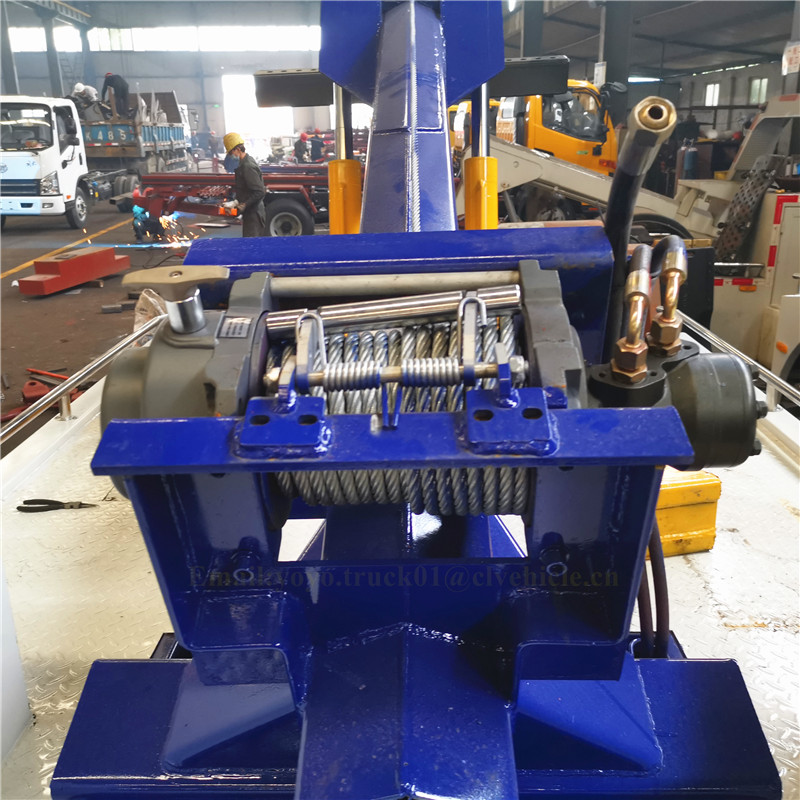 Cheap Price Emergency Rescue 6 Ton Carrier Self Loader Manual  Winch Lifting Tow Truck Wrecker  Equipment